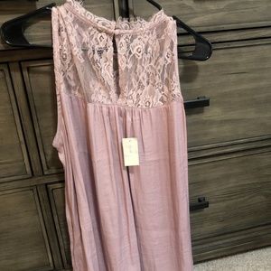 NEW Maurices violet sleeveless tunic XL